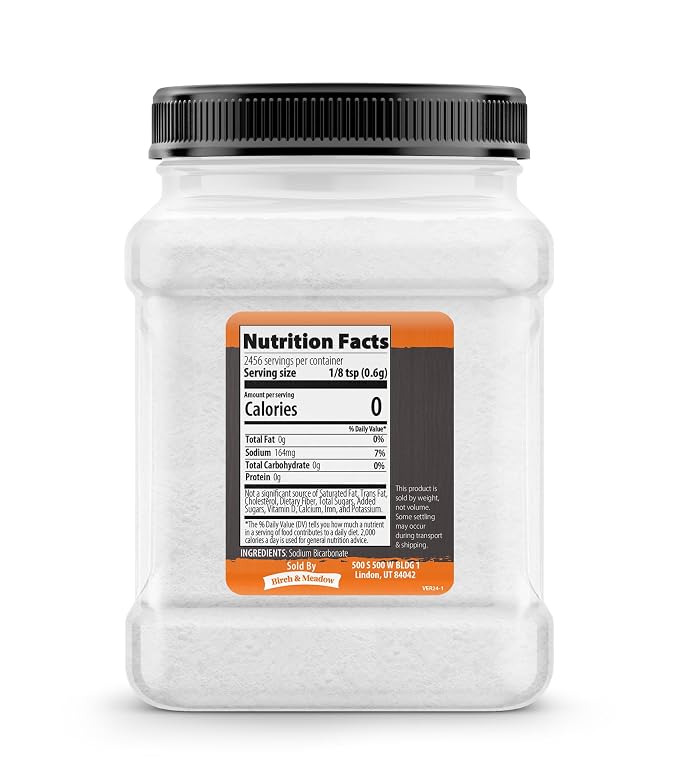 Birch & Meadow Baking Soda, Sodium Bicarbonate, Cooking & Cleaning - Image 2