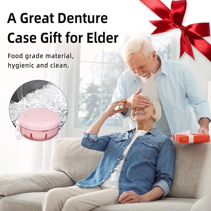 Leak Proof Denture Cup Kit Portable Retainer Case Perfect - Image 6