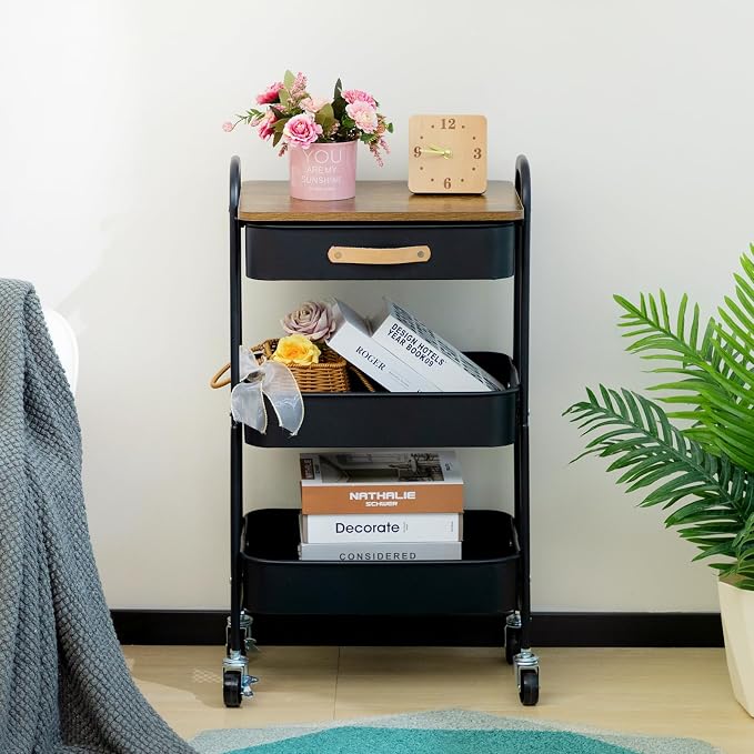 AGTEK Movable Rolling Organizer Cart - Image 3
