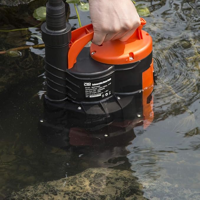 Sump Pump, Prostormer 3500 GPH 1HP Submersible Clean/Dirty Water Pump - Image 5