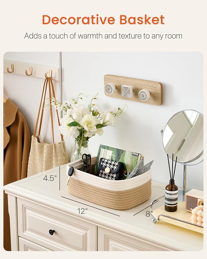 Small Woven Basket, Storage Basket - Image 2