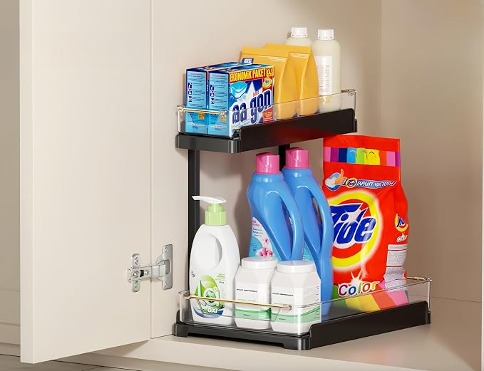 heart & home 1-Pack Under Sink Storage Organizer by hearthome