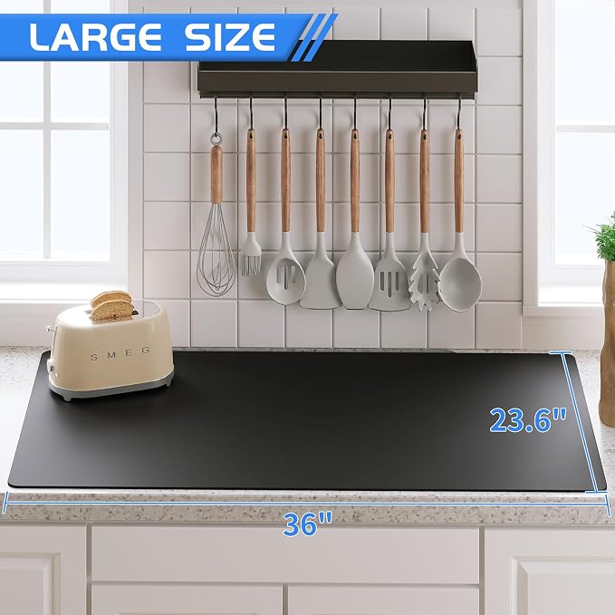 Warome Silicone Mat, Nonstick Silicone Craft Mat/Placemats, Washable Silicone - Image 4