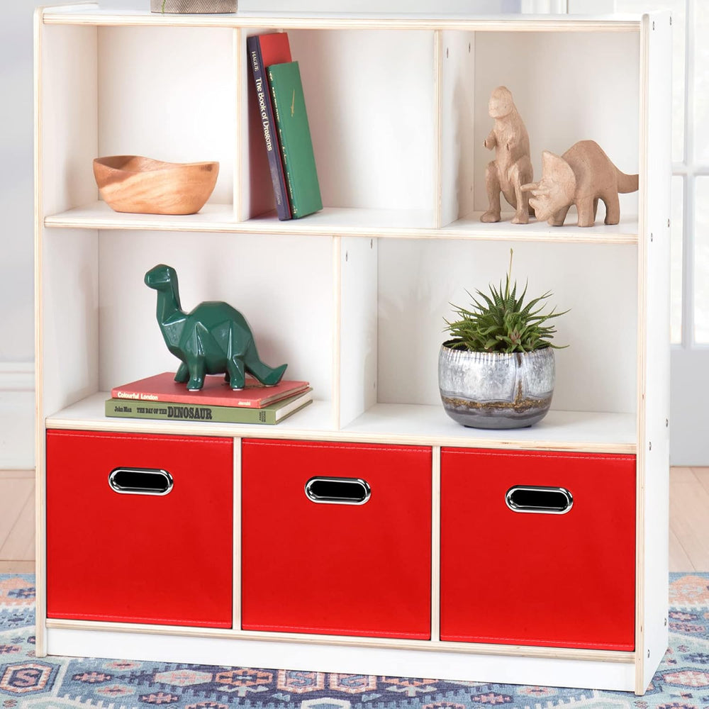 Fabric Cubby Storage Bins,13x13x13 Inches,Cube Organizer Bin Foldable Storage...