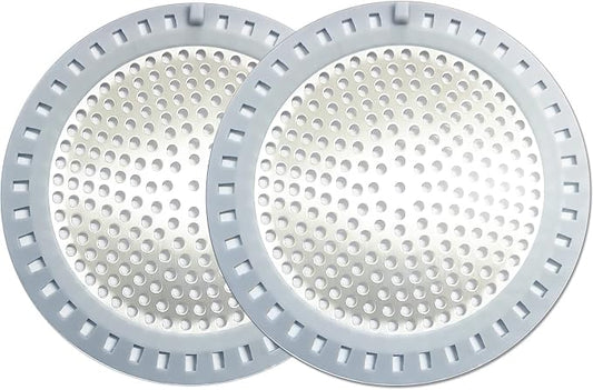 2PCS Shower Drain Hair Catcher, Shower Drain Strainer, Stainless Steel by Seatery