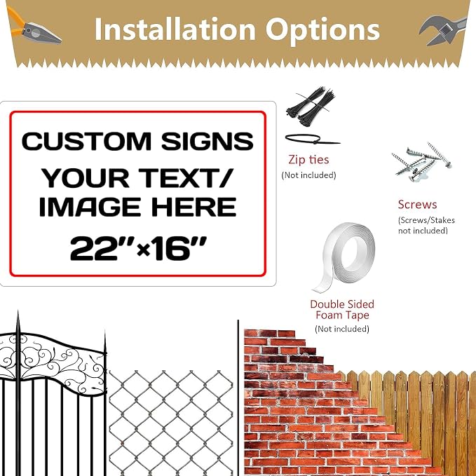 Personalized Aluminum Weatherproof Metal Signs - Image 4