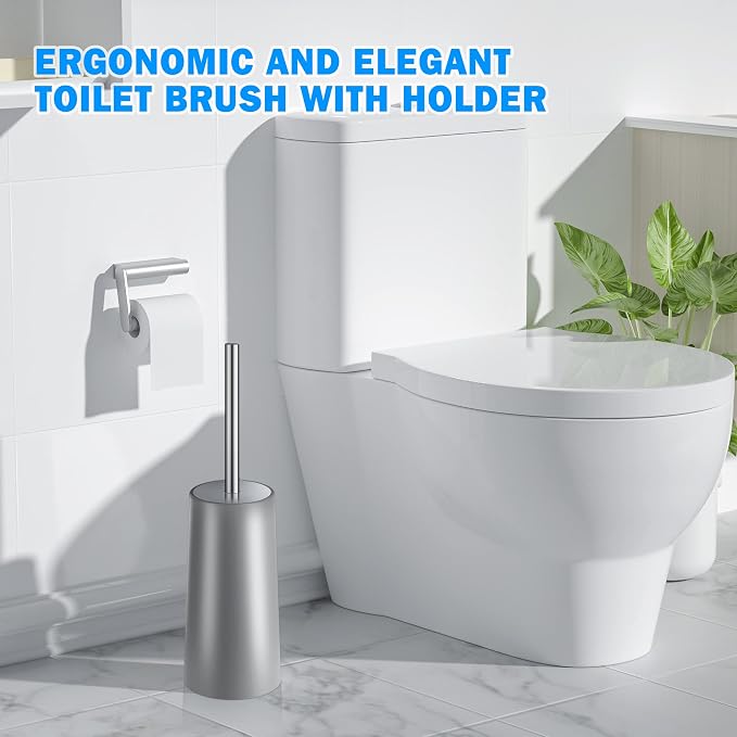 Toilet Brush and Holder, 2 Pack Toilet Brush - Image 6