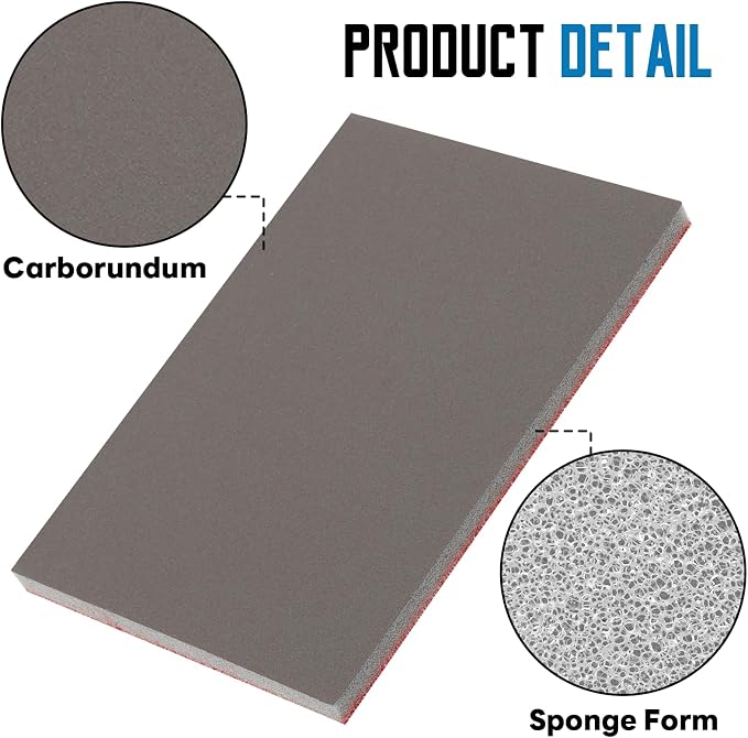 20 Pack 2000 Grit Sanding Sponge, 3 x 4 Inch Soft Foam Sanding Block Wet Dry - Image 4