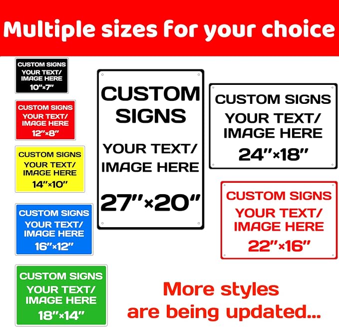 Personalized Aluminum Metal Signs - Image 5