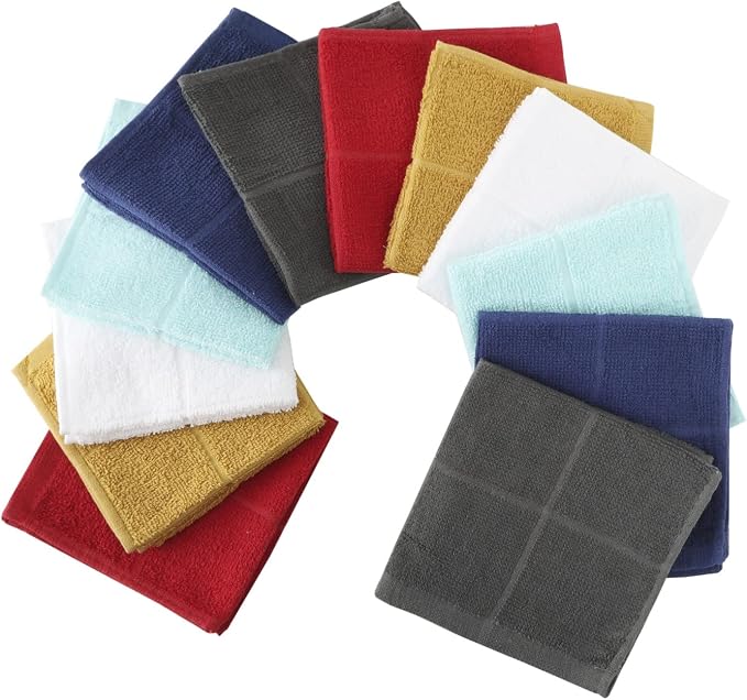 Glynniss Dishcloths Kitchen Highly Absorbent Dish Rags 100% Cotton Dish Cloths - Image 2