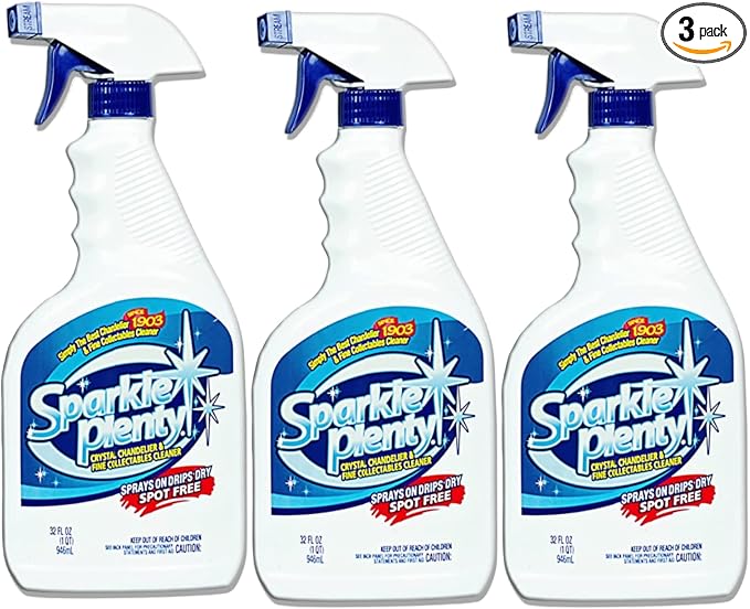 Sparkle Plenty Chandelier Cleaner Drip Dry Spray No Wipe by Goodscious