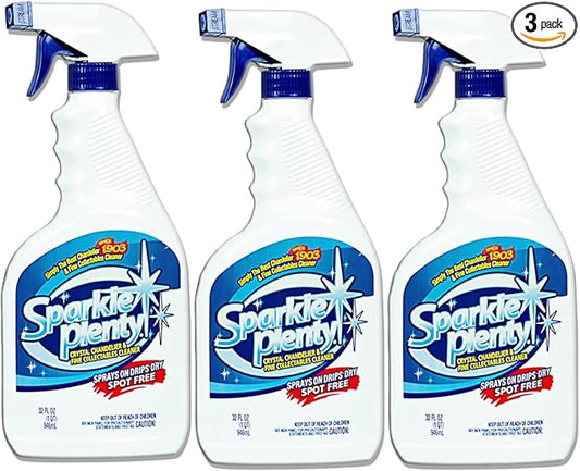 Sparkle Plenty Chandelier Cleaner Drip Dry Spray No Wipe by Goodscious