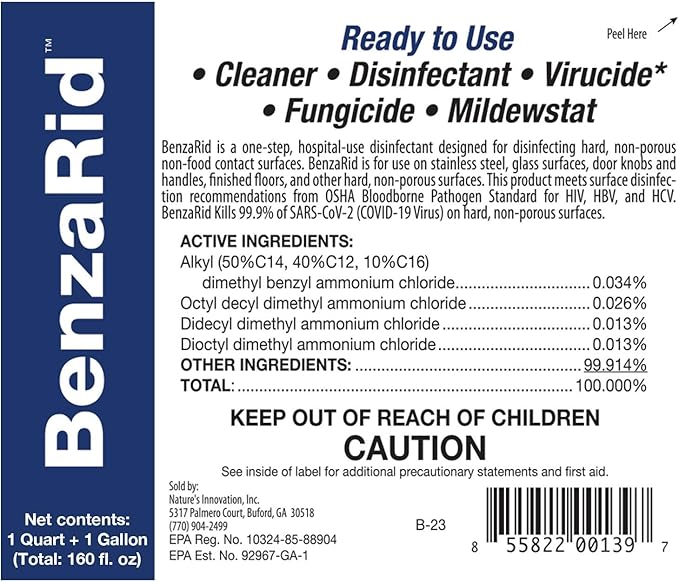 Pro Mold Killer Fungicide Disinfectant including Aspergillus Niger H5N1 Pack | - Image 7