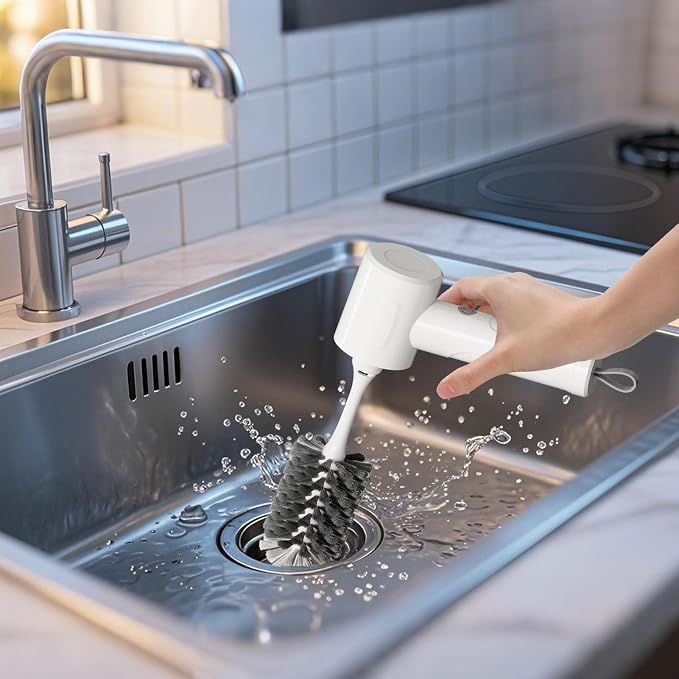 Electric Scrubber Spin- Rechargeable Cordless Handheld Spin Brush - Image 2