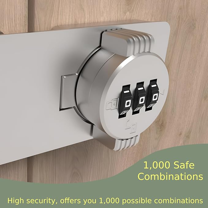 Keyless Combination Lock – 3-Digit Combination Lock - Image 4
