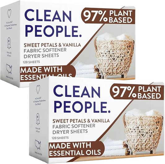 The Clean People Fabric Softener Sheets by CleanPeople