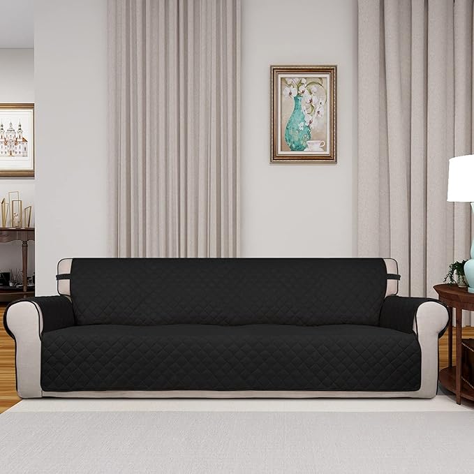 PureFit Reversible Quilted Sofa Cover, Water Resistant Slipcover Furniture - Image 2