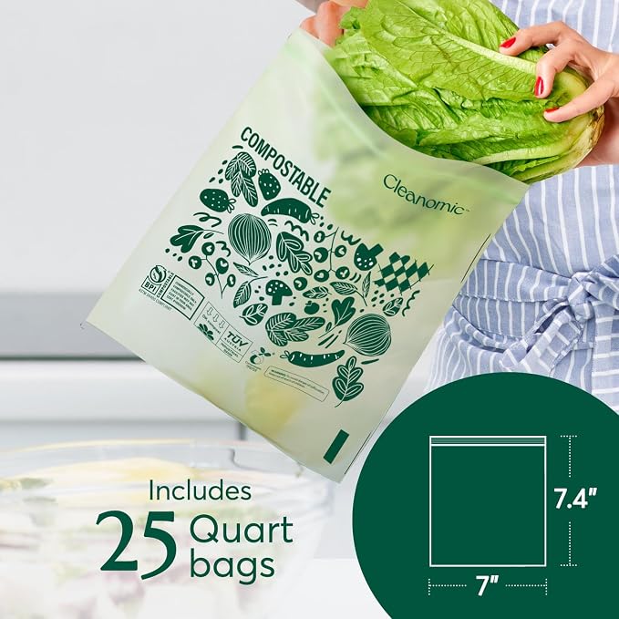 CLEANOMIC Compostable* Food Storage Bag Bundle - Image 4