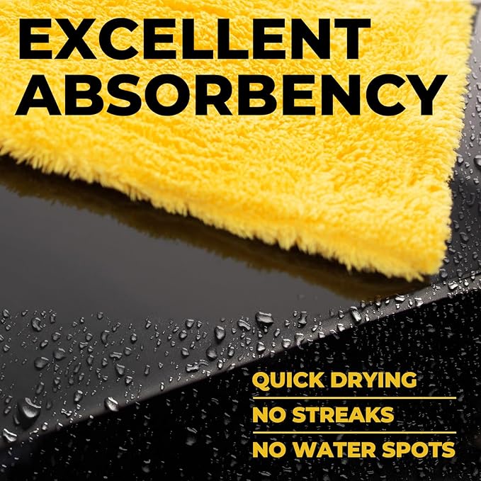 Edgeless Microfiber Towels for Cars – 6pk - Image 3
