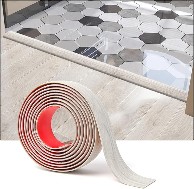 Art3d Self Adhesive Vinyl Floor Transition Strip, Laminate Floor Strip Floor by Art3d