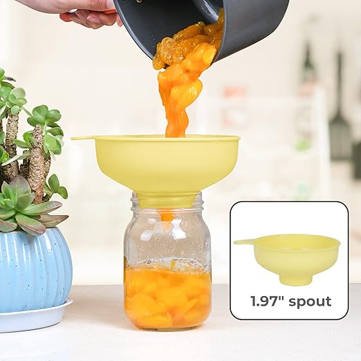 Wide Mouth Kitchen Funnel, Food Grade Plastic Cooking Canning Funnel - Image 8