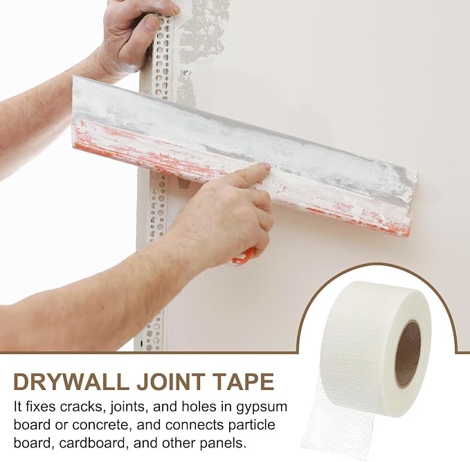PATIKIL Drywall Repair Mesh Tape, 3 inch x 164 ft Fiberglass Repair Patch - Image 7