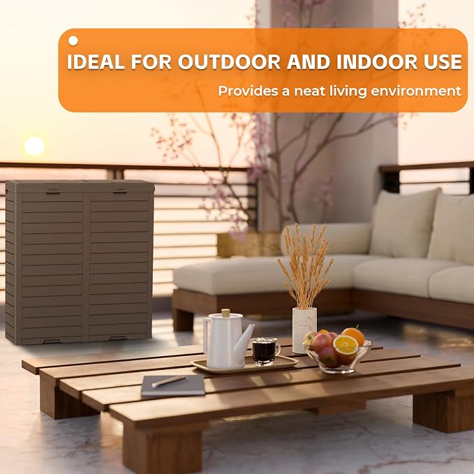 62-Gallon Outdoor Trash Can - Image 9