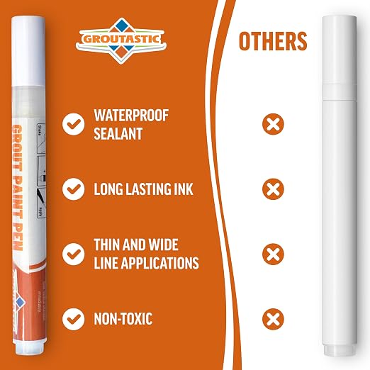 Multi-Surface Cleaning With Grout Paint Pen White - Image 7