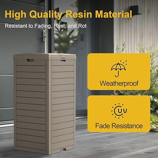 31 Gallon Outdoor Trash Can - Image 2