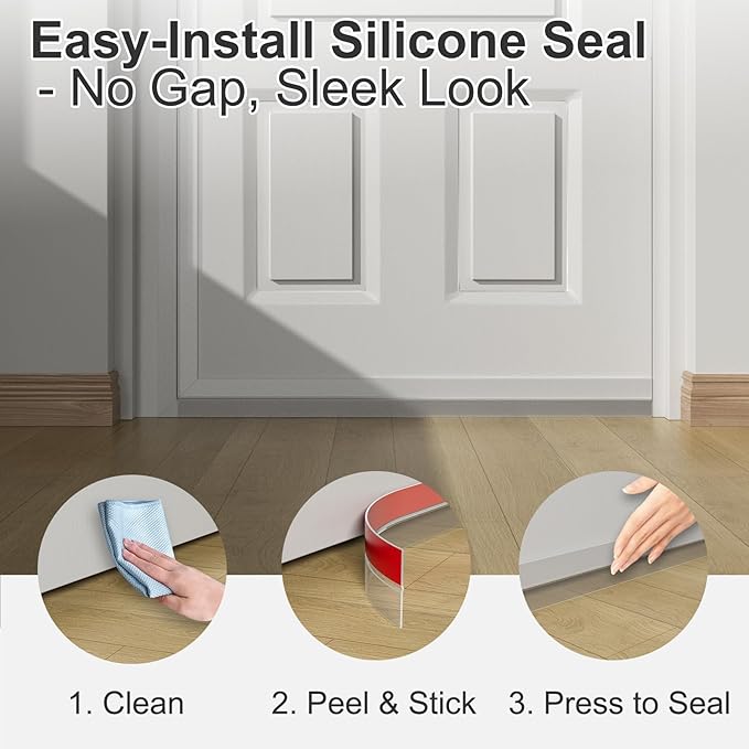 Heavy-Duty 36 ft x 2 in Weather Stripping, Extra Thick 2mm Door Draft Stopper - Image 5