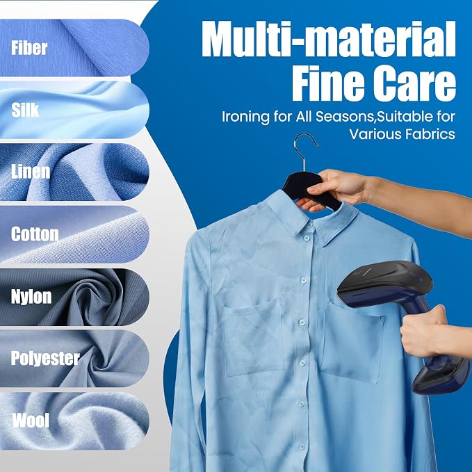 Powerful Handheld Fabric Steamer - 1800W - Image 8