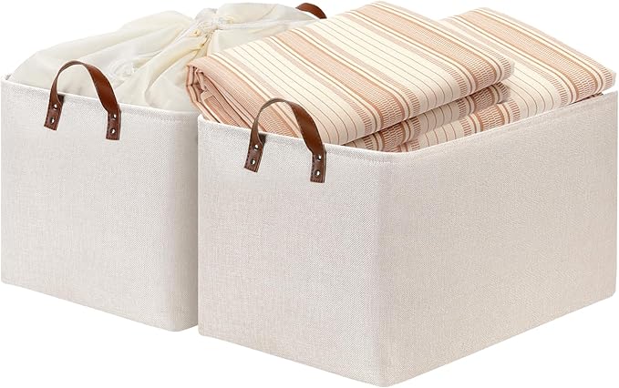 DULLEMELO Beige Storage Baskets by DULLEMELO