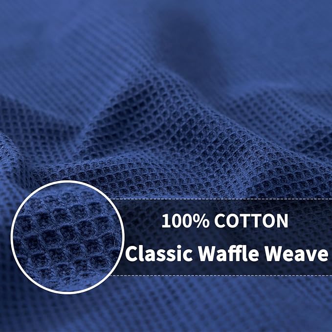 Homaxy 100% Cotton Waffle Weave Kitchen Towels - Image 2