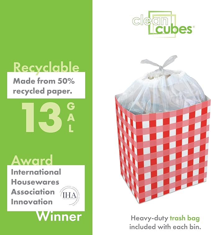 13 Gallon Disposable Pop-Up Trash Cans - Image 4