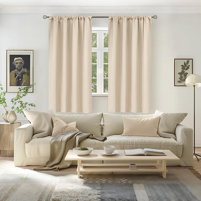 BGment Champagne Blackout Curtains - Image 2