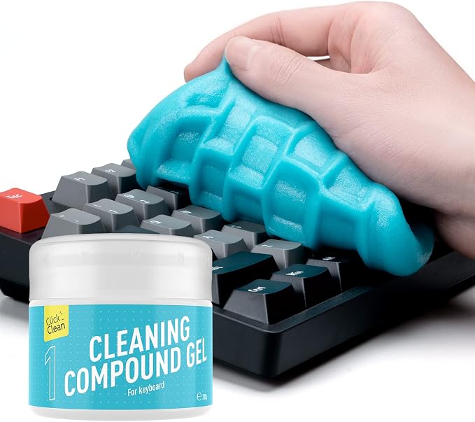 CLICK CLEAN Keyboard Cleaning Gel, 7oz Universal Cleaning Gel by CLICKCLEAN