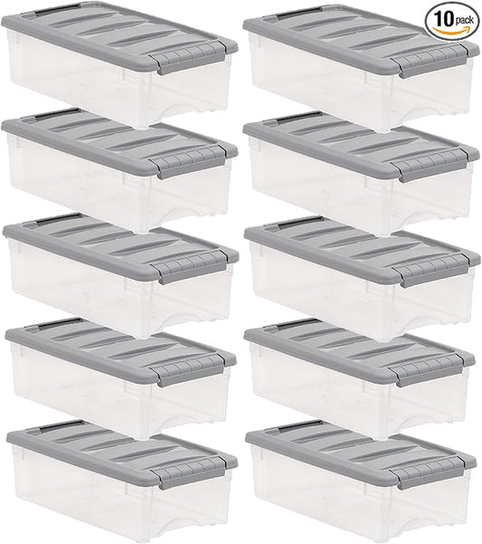 Amazon Basics Plastic Storage Containers by AmazonBasics