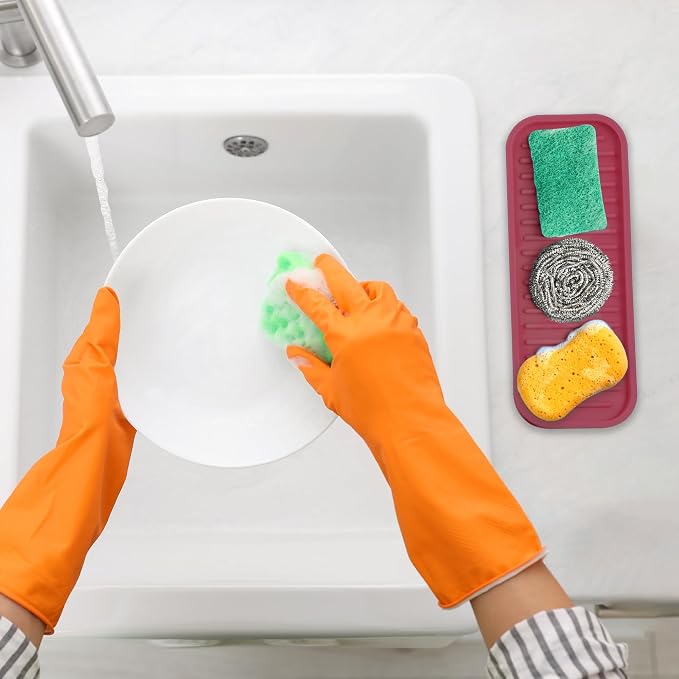 Zulay Kitchen Silicone Sponge Holder - Image 3