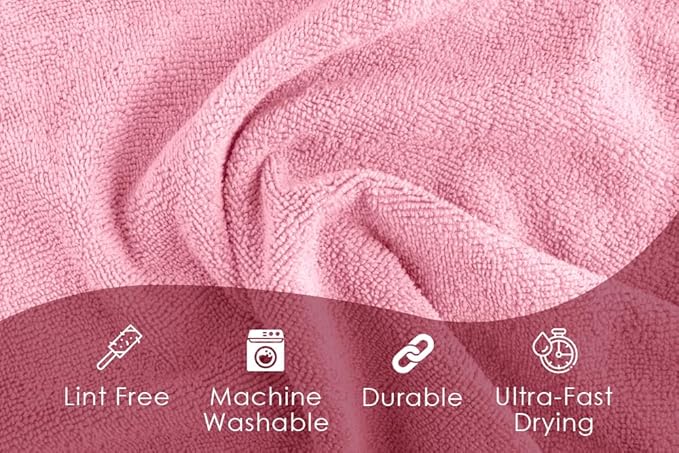 Avalon Towels Microfiber Cleaning Cloths Size 16" x 16", Highly Absorbent - Image 7