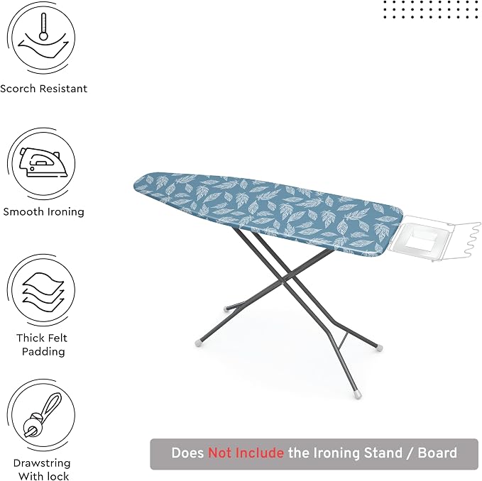 Encasa XO Ironing Board Cover and Pad 57"x22" - Image 3