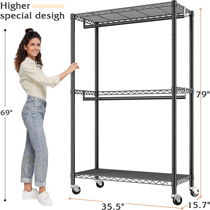 Raybee Heavy Duty Clothing Rack - Image 7