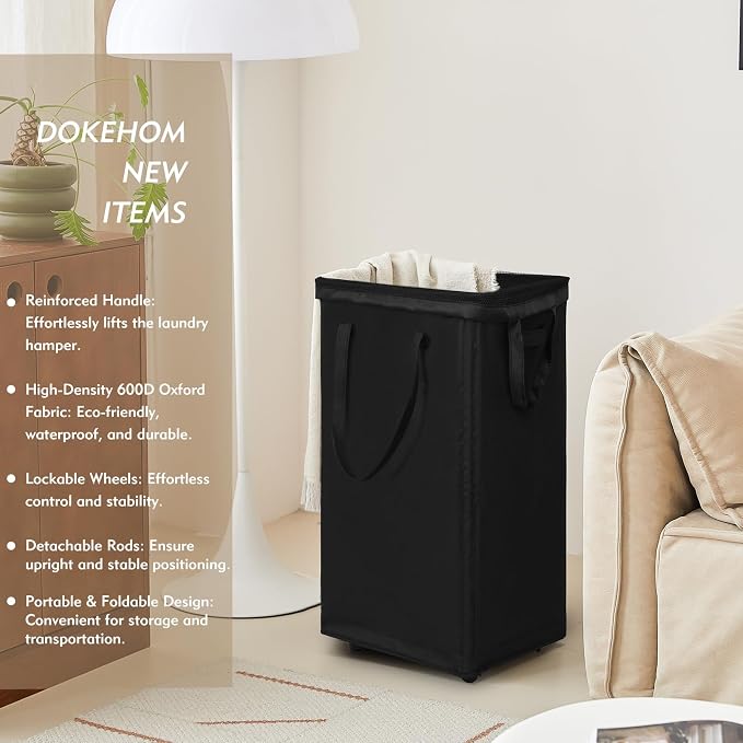 DOKEHOM 90L X-Large Laundry Basket - Image 2