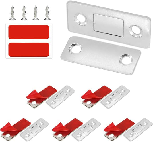 Cabinet Magnetic Catch, 6 Pack Ultra Thin Magnetic Cabinet Door Catch, Adhesive by Redunest