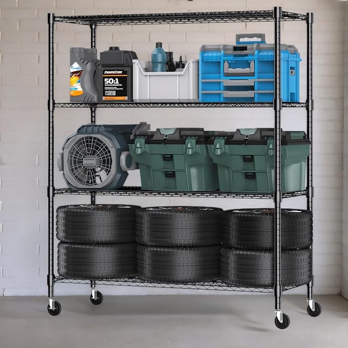 Himimi Storage Shelves 60" W Wire Shelving