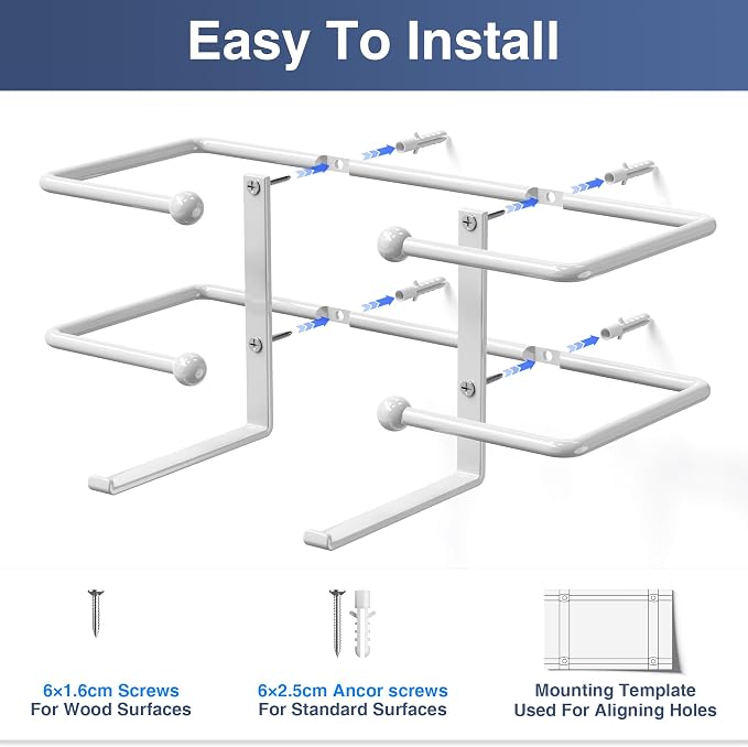 Glove Box Dispenser Wall Mount: White Holder Organizer - Image 3