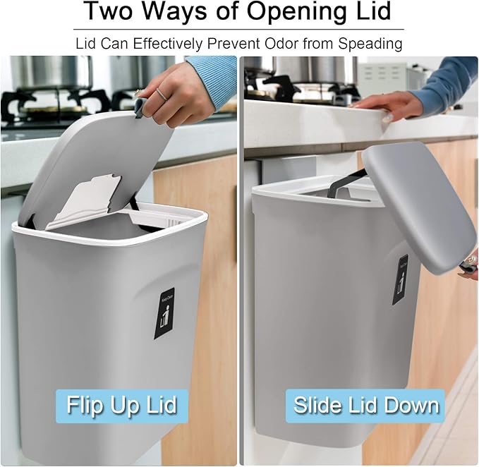 Tiyafuro 2.4 Gallon Kitchen Compost Bin - Image 3
