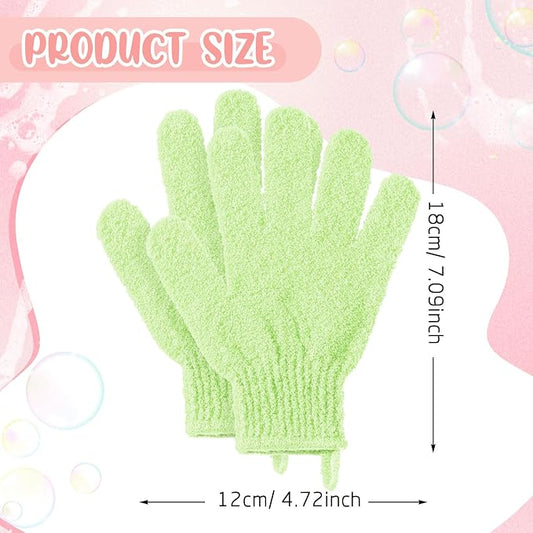 104 Pcs Exfoliating Glove Bulk Shower Gloves - Image 2