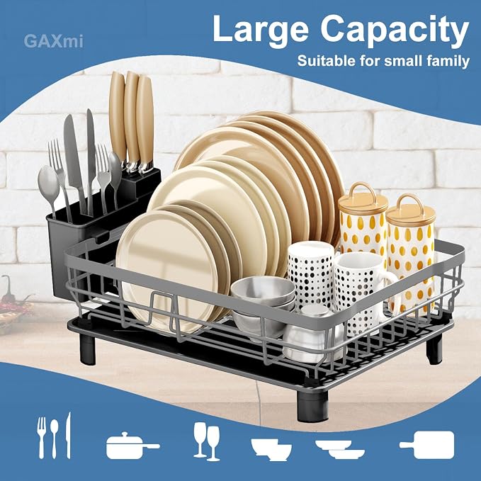 GAXmi Dish Drying Rack Over The Sink Drainer - Image 4