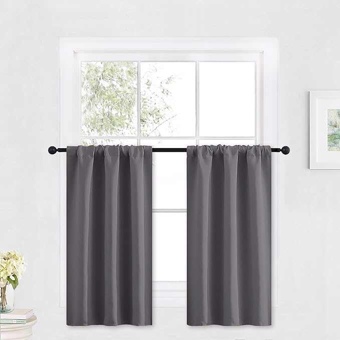 RYB HOME Blackout Tier Curtains by RYBHOME