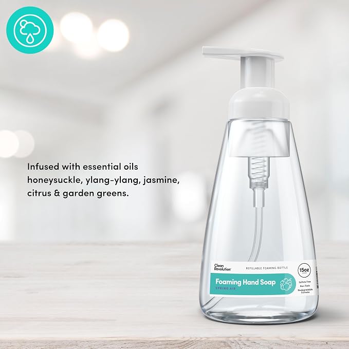Clean Revolution Ready to Use Foaming Hand Soap | Three Pack | Jumbo 15oz - Image 2